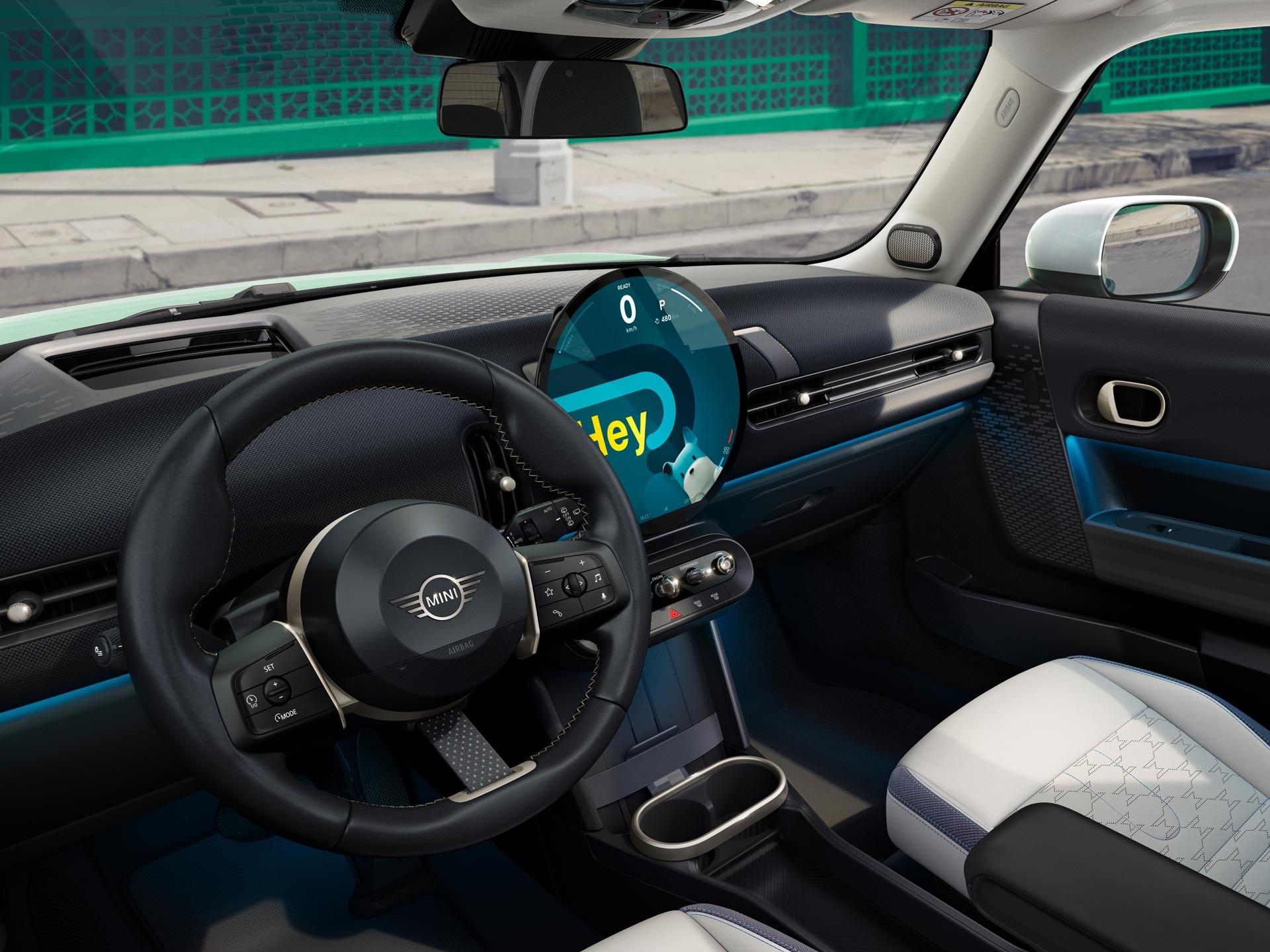 MINI Cooper, kolmeukseline – salong – sissejuhatus